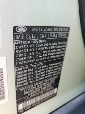 Photo 12 VIN: SALWR2WF9EA358098 - LAND-ROVER RANGE ROVE 
