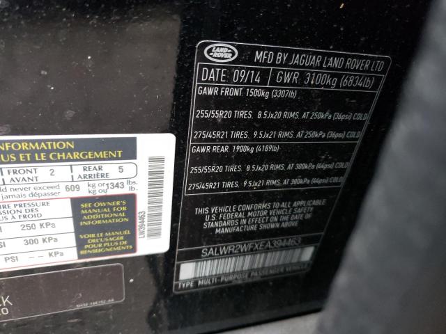 Photo 12 VIN: SALWR2WFXEA394463 - LAND ROVER RANGE ROVE 