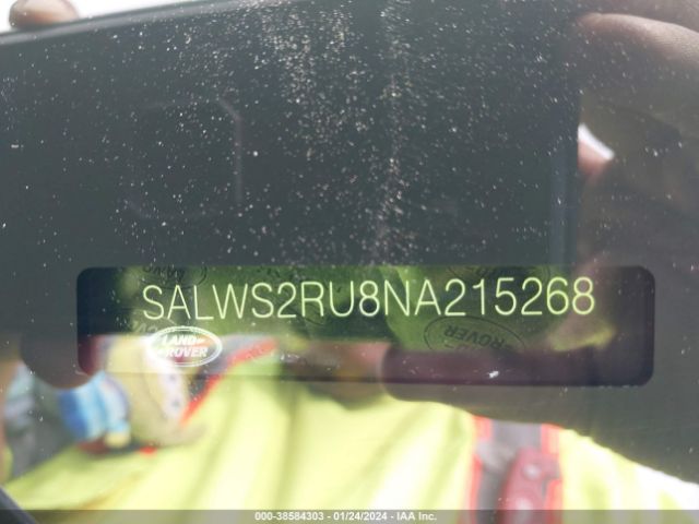 Photo 8 VIN: SALWS2RU8NA215268 - LAND ROVER RANGE ROVER SPORT 