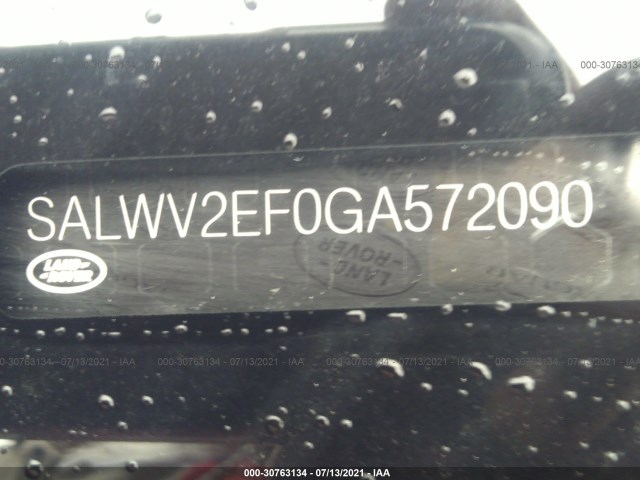 Photo 8 VIN: SALWV2EF0GA572090 - LAND ROVER RANGE ROVER SPORT 