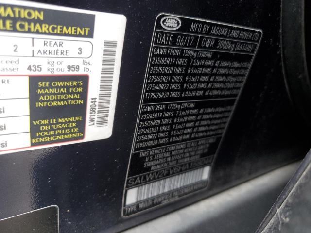 Photo 12 VIN: SALWV2FV6HA158044 - LAND-ROVER RANGE ROVE 