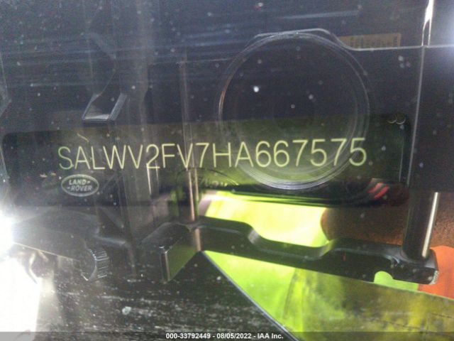 Photo 8 VIN: SALWV2FV7HA667575 - LAND ROVER RANGE ROVER SPORT 