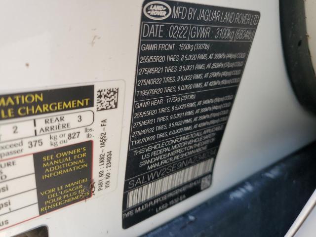 Photo 13 VIN: SALWV2SE9NA234034 - LAND ROVER RANGE ROVE 