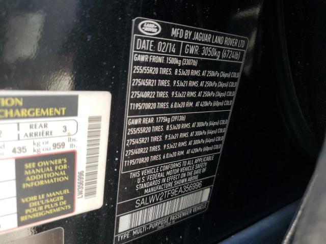 Photo 12 VIN: SALWV2TF9EA356996 - LAND ROVER RANGE ROVE 