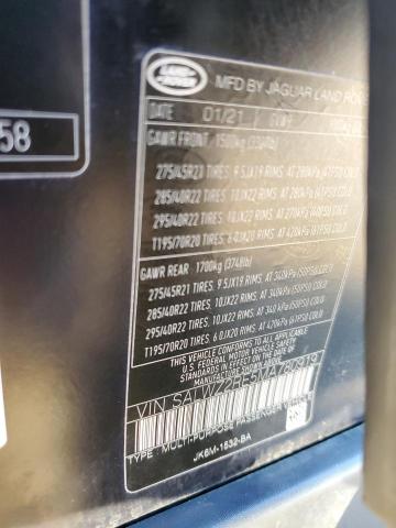 Photo 12 VIN: SALWZ2RE5MA780919 - LAND ROVER RANGE ROVE 