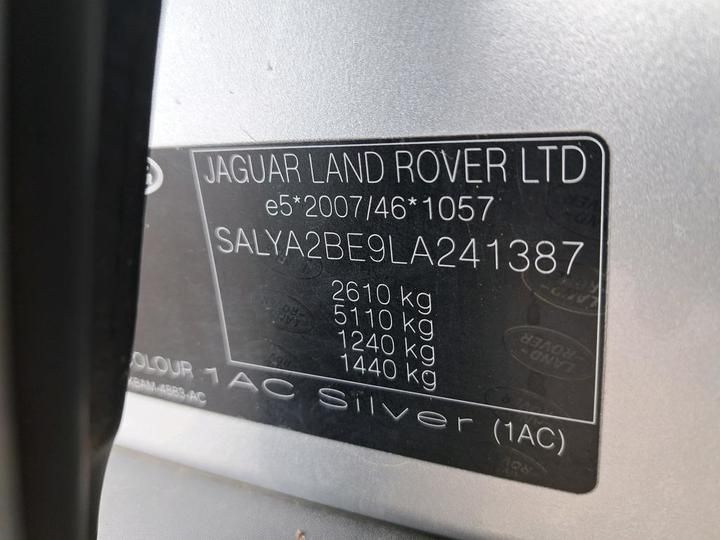 Photo 13 VIN: SALYA2BE9LA241387 - 15 LAND ROVER VELAR 