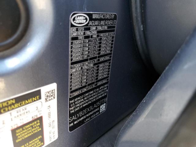 Photo 13 VIN: SALYB2EX3LA257739 - LAND ROVER RANGE ROVE 