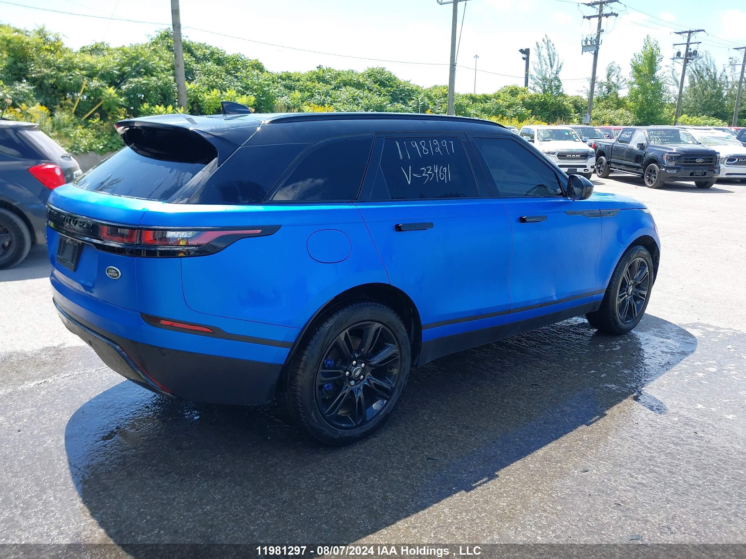 Photo 4 VIN: SALYJ2EX6NA334691 - LAND ROVER RANGE ROVER VELAR 