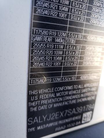 Photo 13 VIN: SALYJ2EX7SA391784 - LAND ROVER RANGE ROVE 