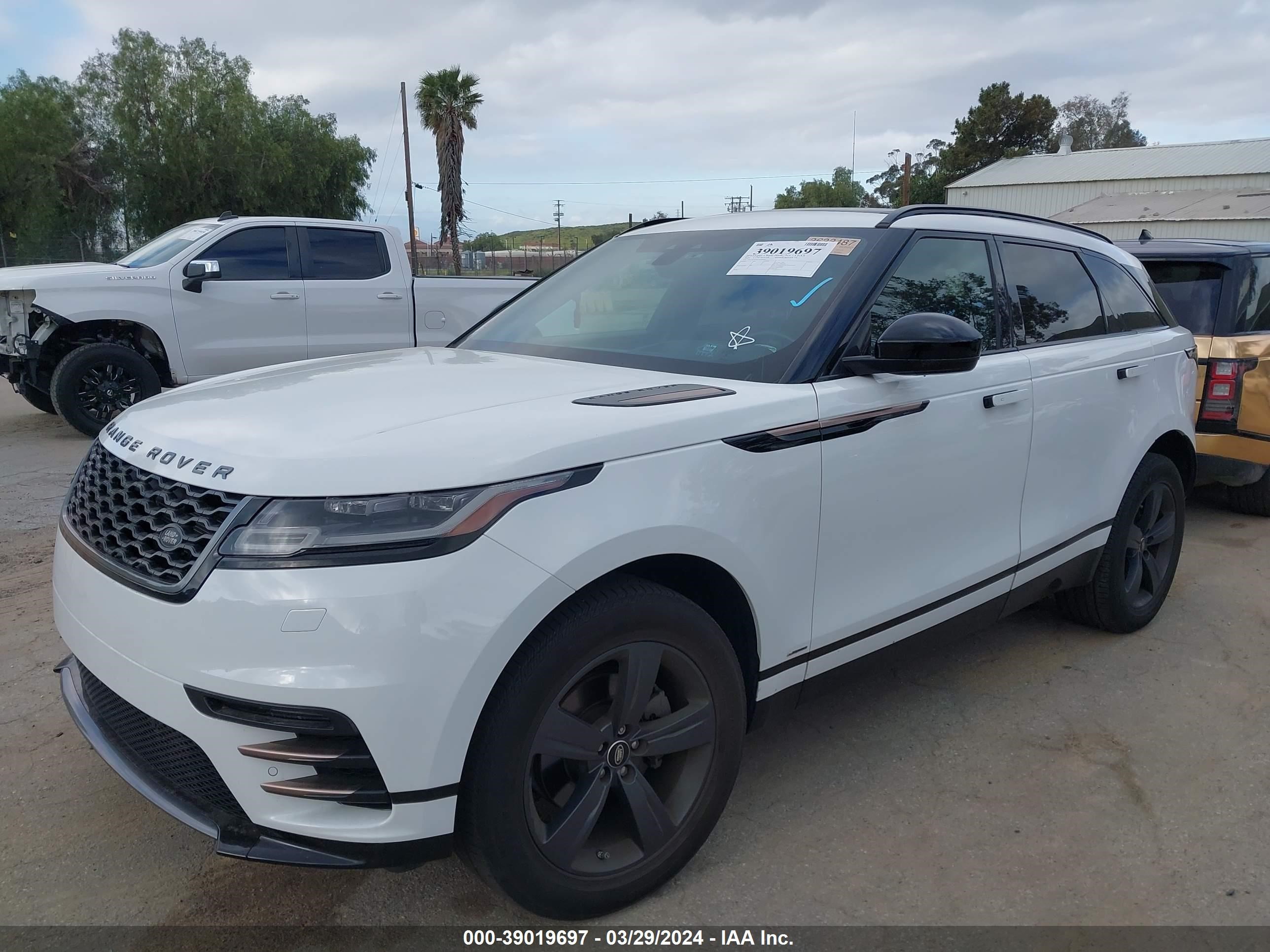 Photo 1 VIN: SALYK2EX2LA286696 - LAND ROVER RANGE ROVER VELAR 