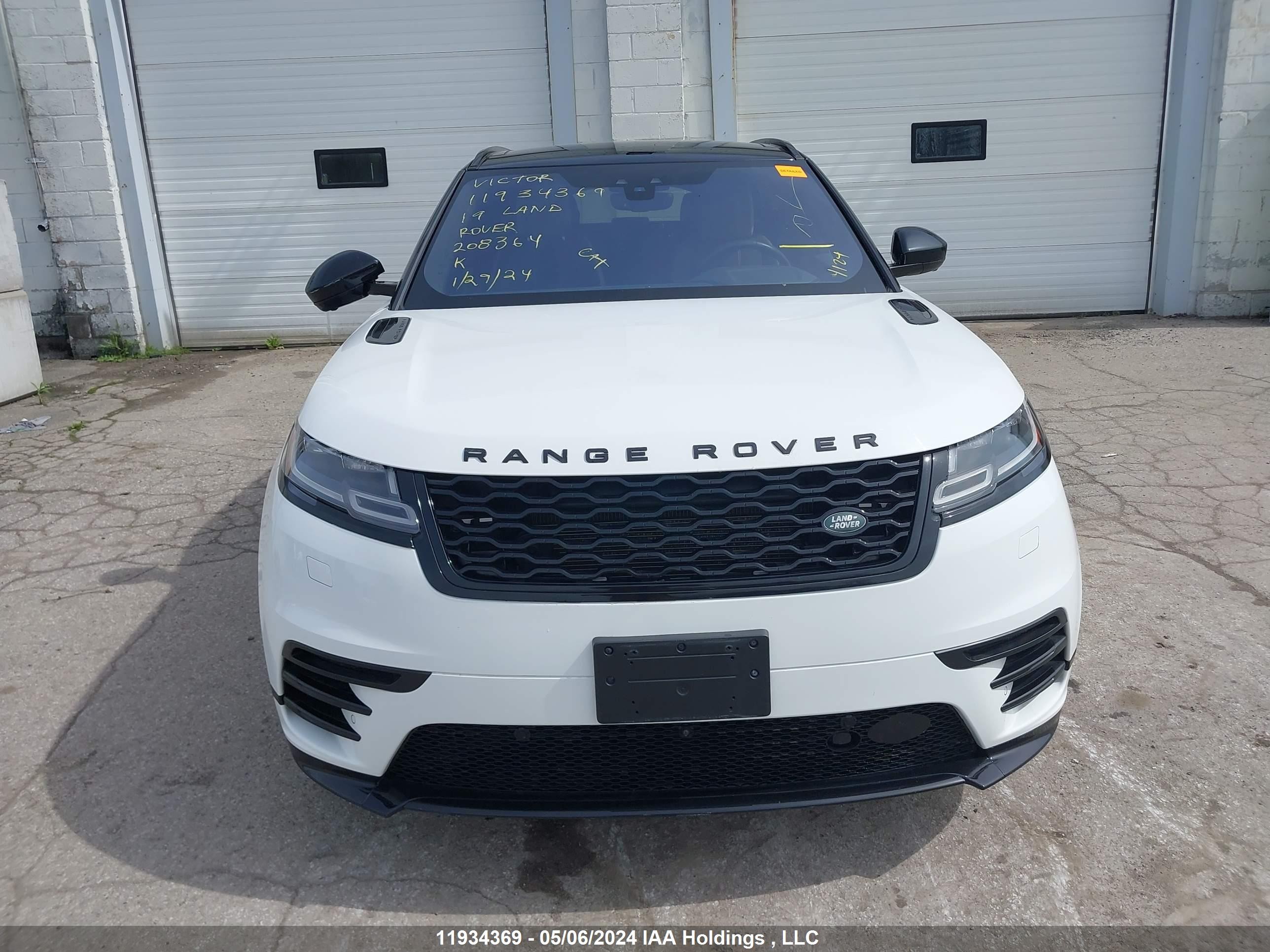 Photo 11 VIN: SALYM2EV6KA208364 - LAND ROVER RANGE ROVER VELAR 