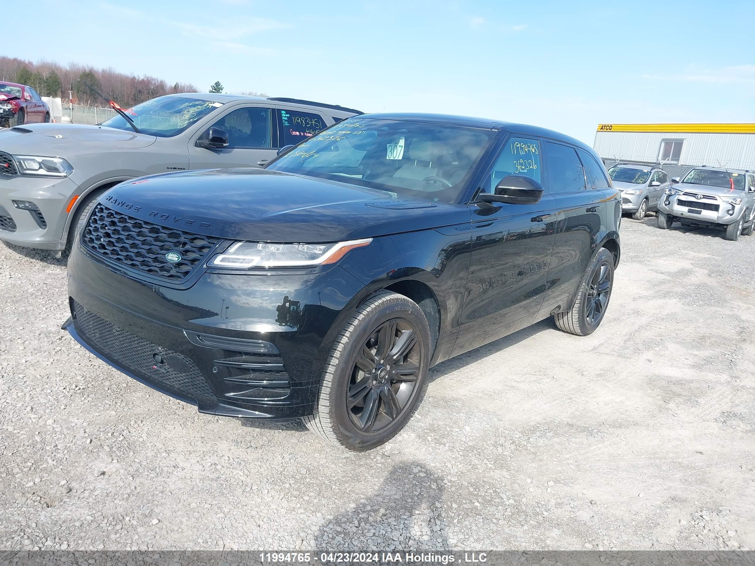 Photo 1 VIN: SALYT2EU9PA362326 - LAND ROVER RANGE ROVER VELAR 