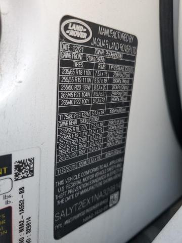 Photo 11 VIN: SALYT2EX1NA329814 - LAND ROVER RANGE ROVE 