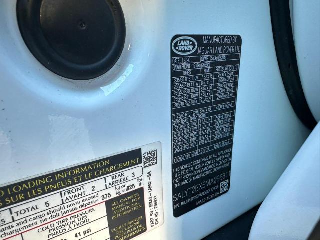 Photo 9 VIN: SALYT2EX5MA298811 - LAND ROVER RANGE ROVE 