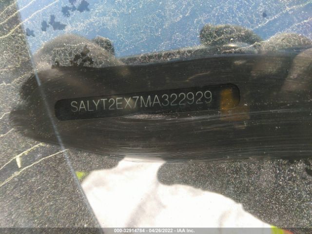 Photo 8 VIN: SALYT2EX7MA322929 - LAND ROVER RANGE ROVER VELAR 