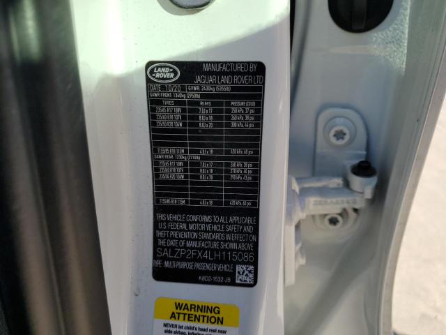 Photo 11 VIN: SALZP2FX4LH115086 - LAND-ROVER RANGE ROVE 