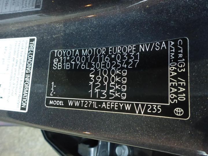 Photo 19 VIN: SB1BT76L30E025427 - TOYOTA AVENSIS 