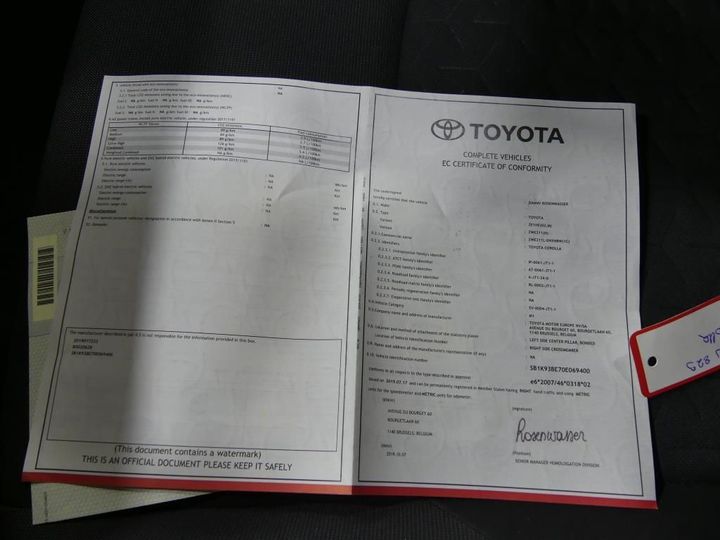 Photo 14 VIN: SB1K93BE70E069400 - TOYOTA COROLLA HATCHBA 