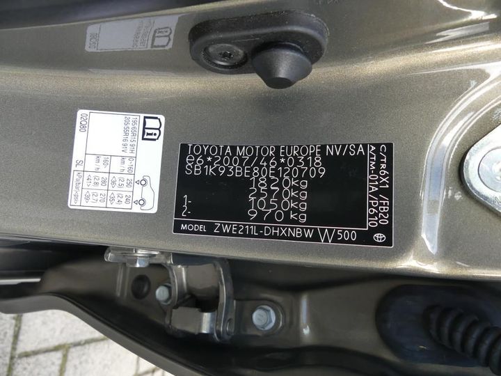 Photo 9 VIN: SB1K93BE80E120709 - TOYOTA COROLLA HATCHBA 