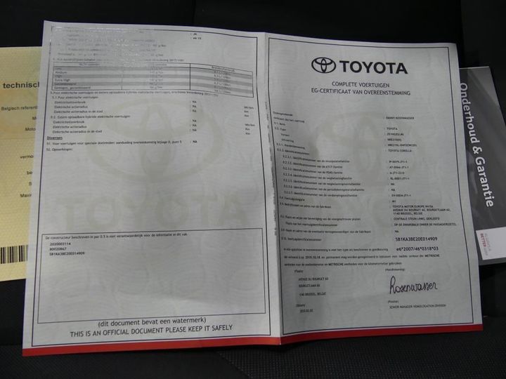 Photo 14 VIN: SB1KA3BE20E014909 - TOYOTA COROLLA HATCHBA 