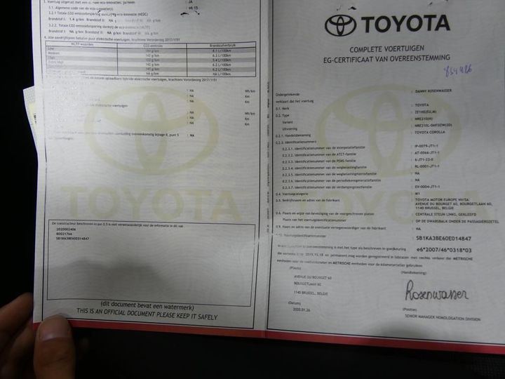 Photo 14 VIN: SB1KA3BE60E014847 - TOYOTA COROLLA HATCHBA 