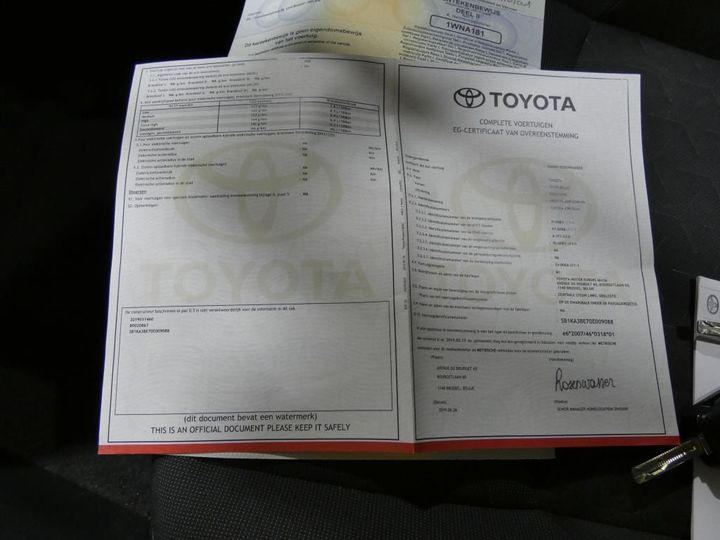 Photo 14 VIN: SB1KA3BE70E009088 - TOYOTA COROLLA HATCHBA 