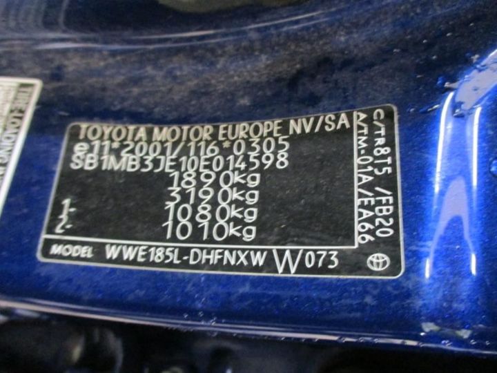 Photo 14 VIN: SB1MB3JE10E014598 - TOYOTA AURIS 5P 