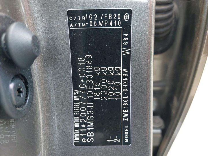 Photo 8 VIN: SB1MS3JE10E301889 - TOYOTA AURIS 