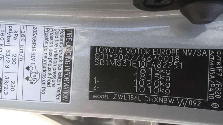 Photo 8 VIN: SB1MS3JE10E482251 - TOYOTA AURIS 