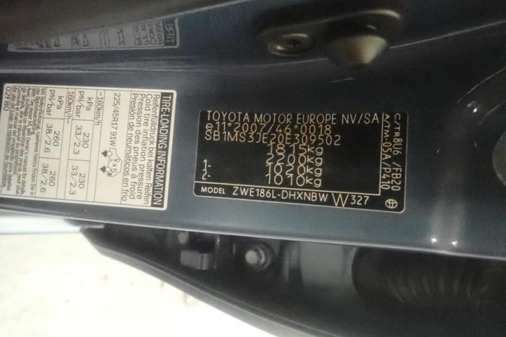 Photo 7 VIN: SB1MS3JE20E309502 - TOYOTA AURIS 