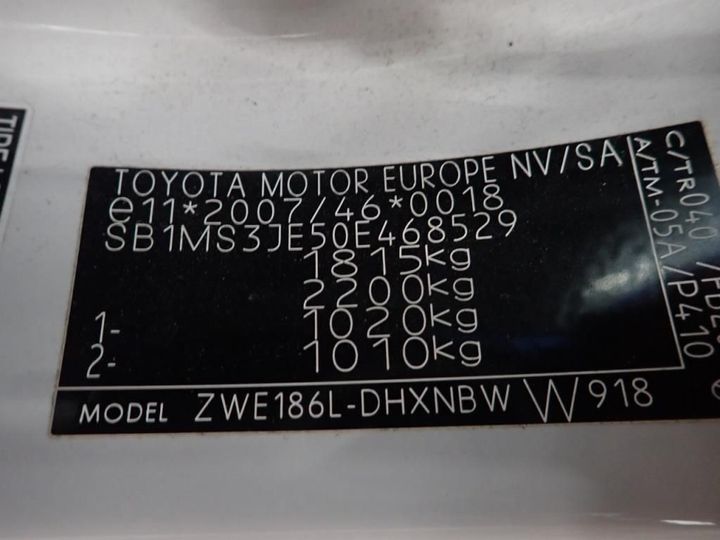 Photo 16 VIN: SB1MS3JE50E468529 - TOYOTA AURIS 