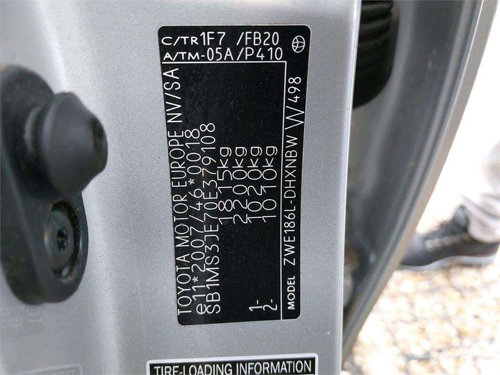 Photo 8 VIN: SB1MS3JE70E379108 - TOYOTA AURIS 