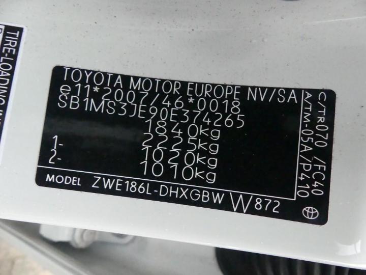 Photo 6 VIN: SB1MS3JE90E374265 - TOYOTA AURIS 