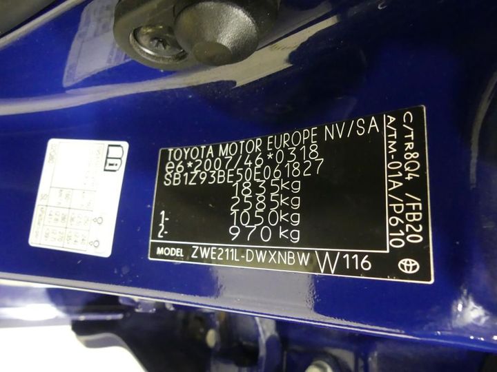 Photo 8 VIN: SB1Z93BE50E061827 - TOYOTA COROLLA TOURING 