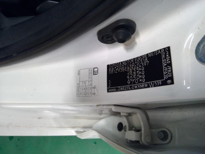 Photo 10 VIN: SB1Z93BE80E024397 - TOYOTA COROLLA 