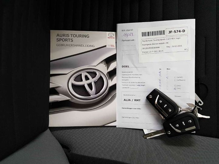 Photo 16 VIN: SB1ZB3JEX0E009986 - TOYOTA AURIS TOURING SPORTS 