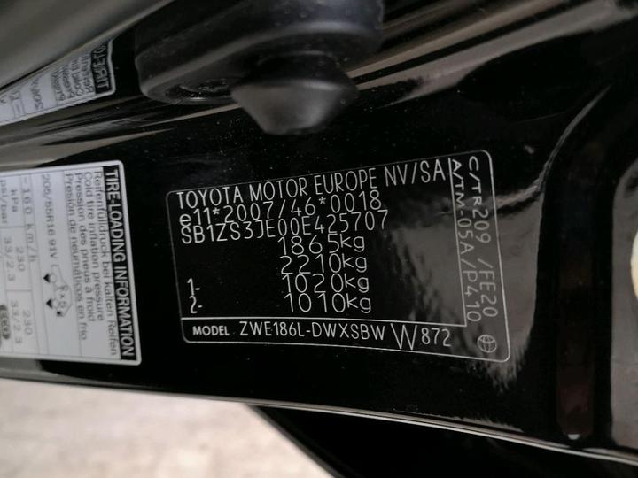 Photo 8 VIN: SB1ZS3JE00E425707 - TOYOTA AURIS 