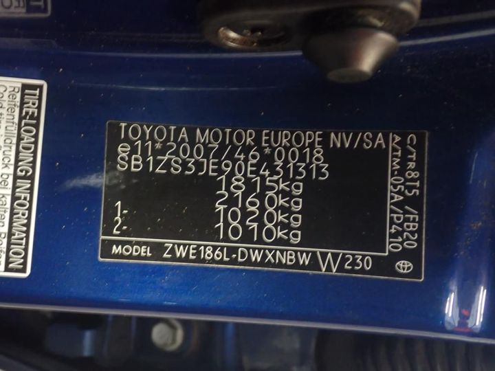 Photo 13 VIN: SB1ZS3JE90E431313 - TOYOTA AURIS TOURING SPORTS 