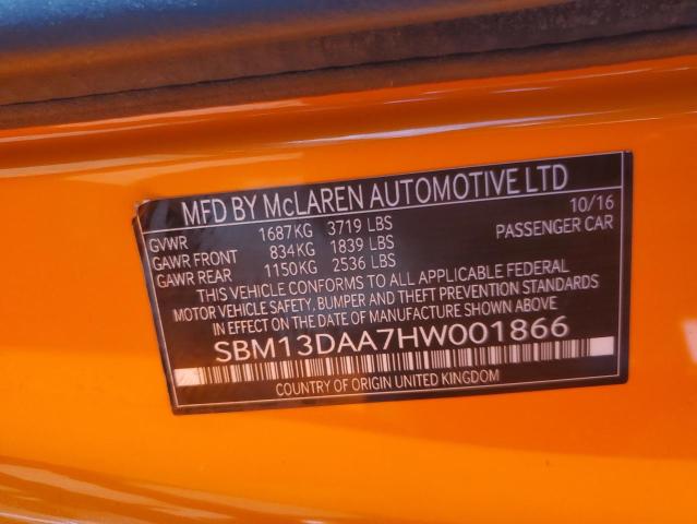 Photo 12 VIN: SBM13DAA7HW001866 - MCLAREN 570S 