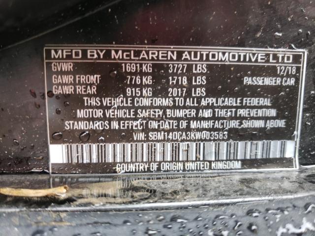 Photo 9 VIN: SBM14DCA3KW003583 - MCLAREN AUTOMOTIVE 720S 