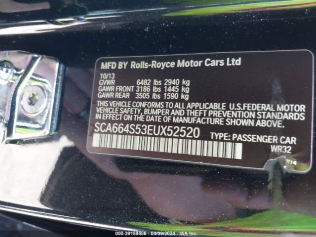 Photo 8 VIN: SCA664S53EUX52520 - ROLLS-ROYCE GHOST 