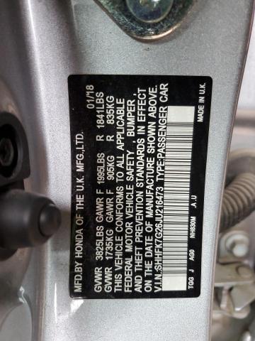 Photo 11 VIN: SHHFK7G26JU216473 - HONDA CIVIC 