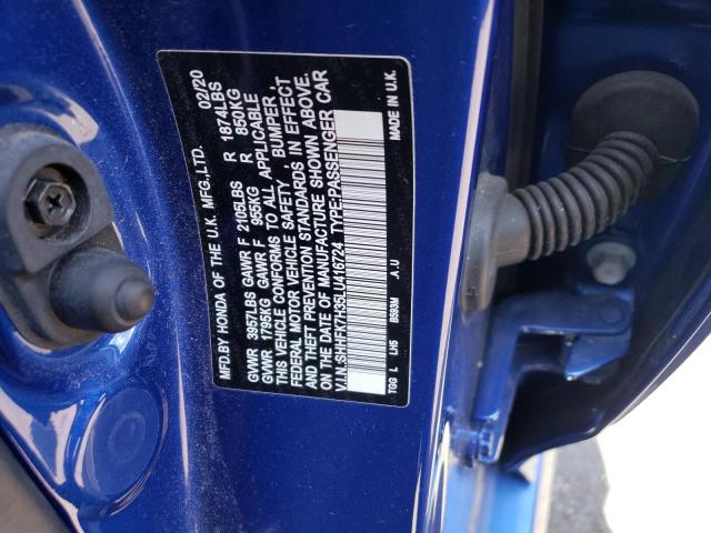 Photo 11 VIN: SHHFK7H35LU416724 - HONDA CIVIC LX 