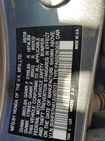 Photo 11 VIN: SHHFK7H41JU420131 - HONDA CIVIC 