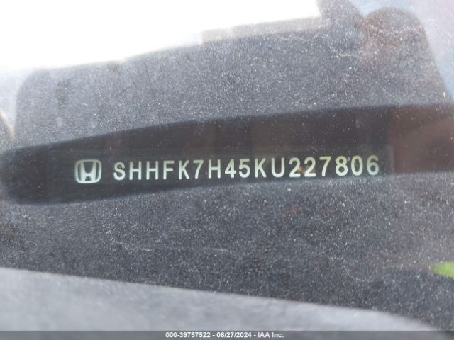 Photo 8 VIN: SHHFK7H45KU227806 - HONDA CIVIC 