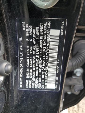 Photo 11 VIN: SHHFK7H49KU221300 - HONDA CIVIC 