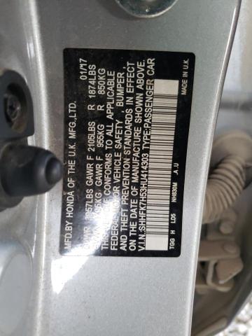 Photo 13 VIN: SHHFK7H53HU414303 - HONDA CIVIC EX 