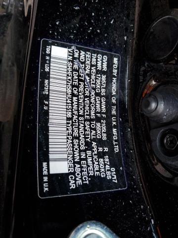 Photo 11 VIN: SHHFK7H58HU415186 - HONDA CIVIC 