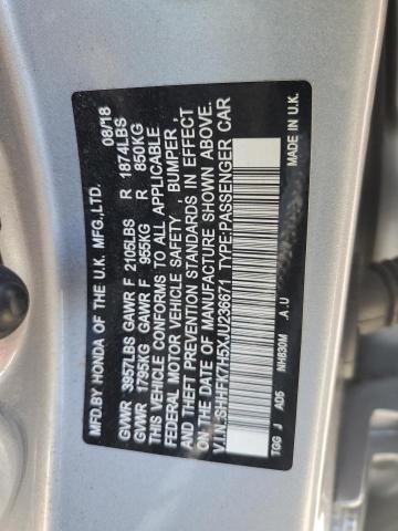 Photo 12 VIN: SHHFK7H5XJU236671 - HONDA CIVIC EX 