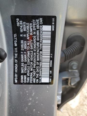 Photo 12 VIN: SHHFK7H60LU203738 - HONDA CIVIC EX 